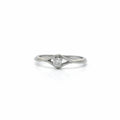 Bague - Or blanc - Diamant