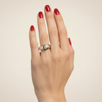 Two Gold and Diamond Ring