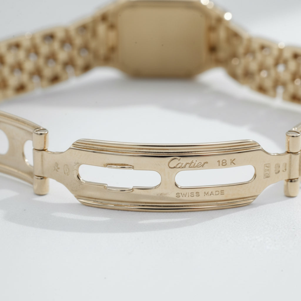 Cartier - Montre Panthère - Calcédoine - Or jaune