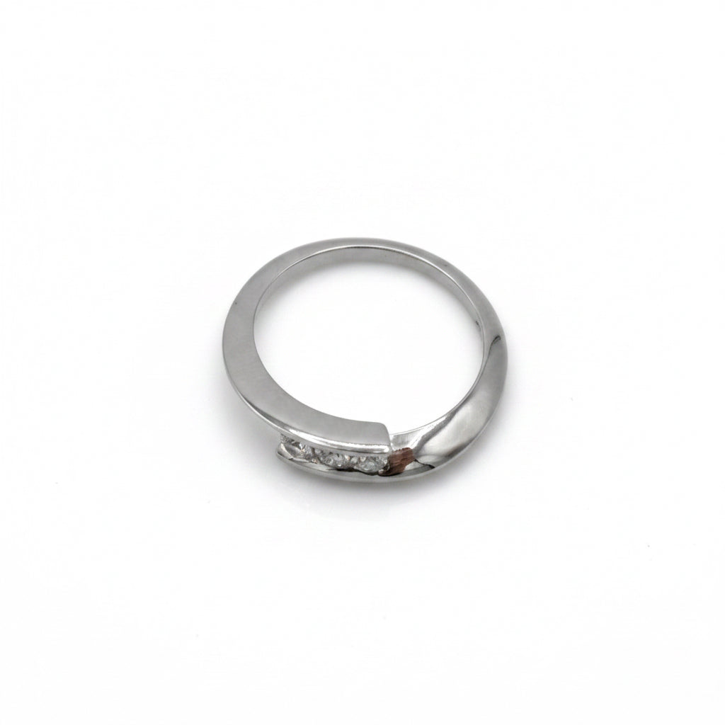 Garel - Bague Trilogie Diamants - Or blanc
