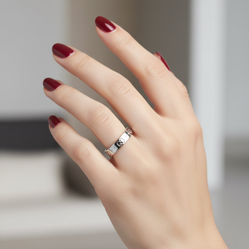 Gucci - Icon Ring White Gold