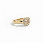 Chopard - Bague Happy Diamond Coeur - Or jaune et Diamants