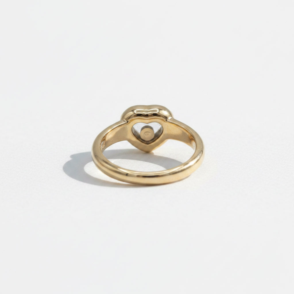Chopard - Bague Happy Diamond Coeur - Or jaune et Diamants
