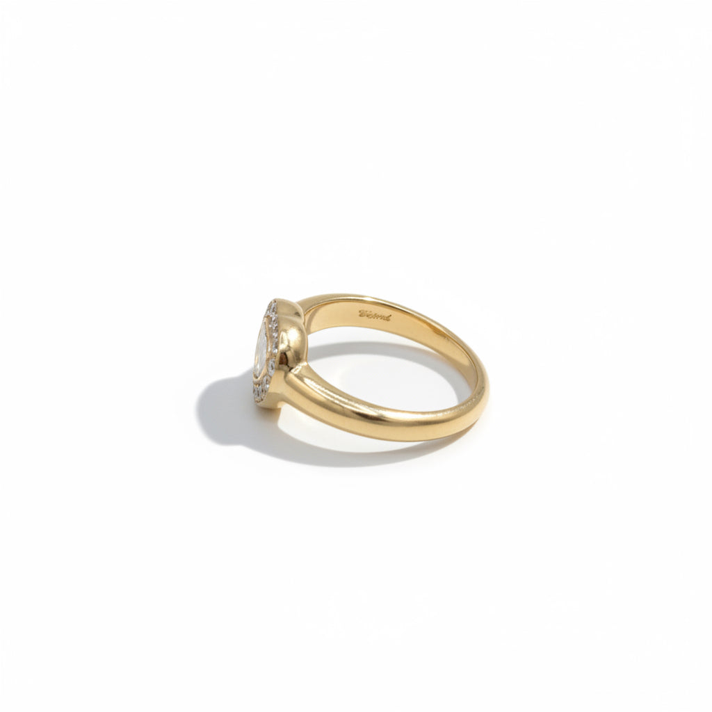 Chopard - Bague Happy Diamond Coeur - Or jaune et Diamants