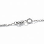Art Déco - Collier pendentif - Platine - Diamants