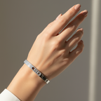 MESSIKA - Bangle Move Noa PM Semi Pavé - Or Blanc