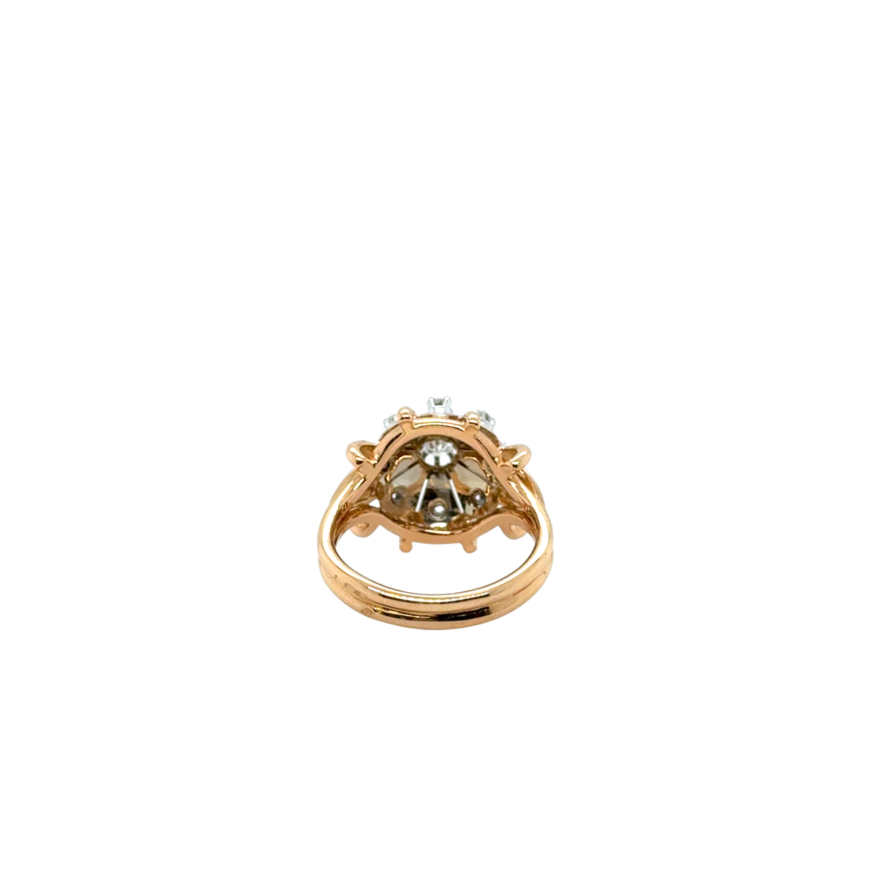 Bague Vintage - Marguerite - Deux ors et Diamants