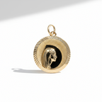 Médaille Pendentif - Sainte Vierge - Or Jaune