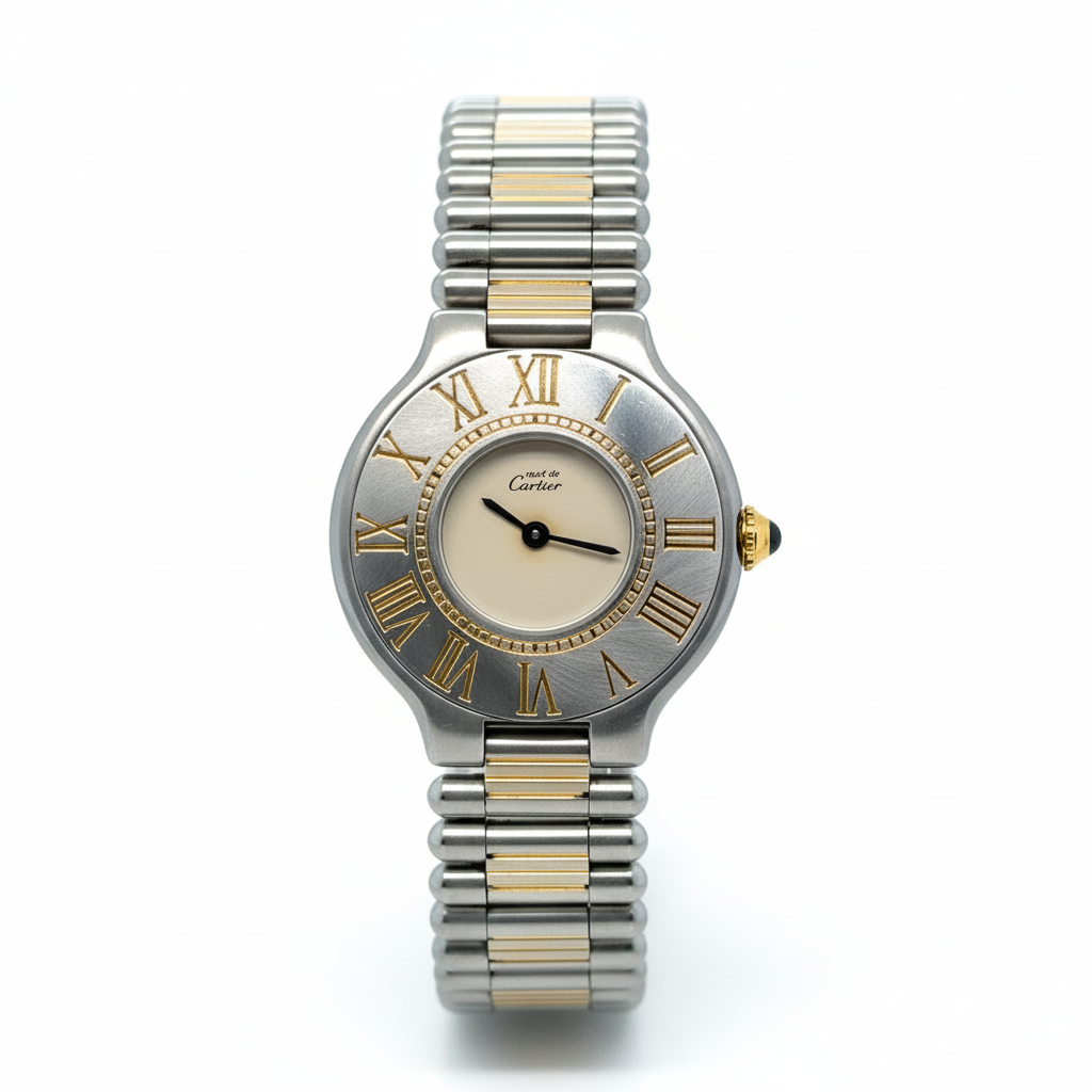 Cartier - Montre Vintage Must 21 - Or et acier
