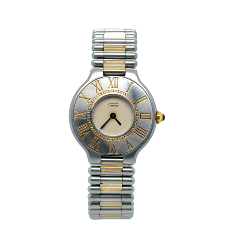 Cartier - Montre Vintage Must 21 - Or et acier