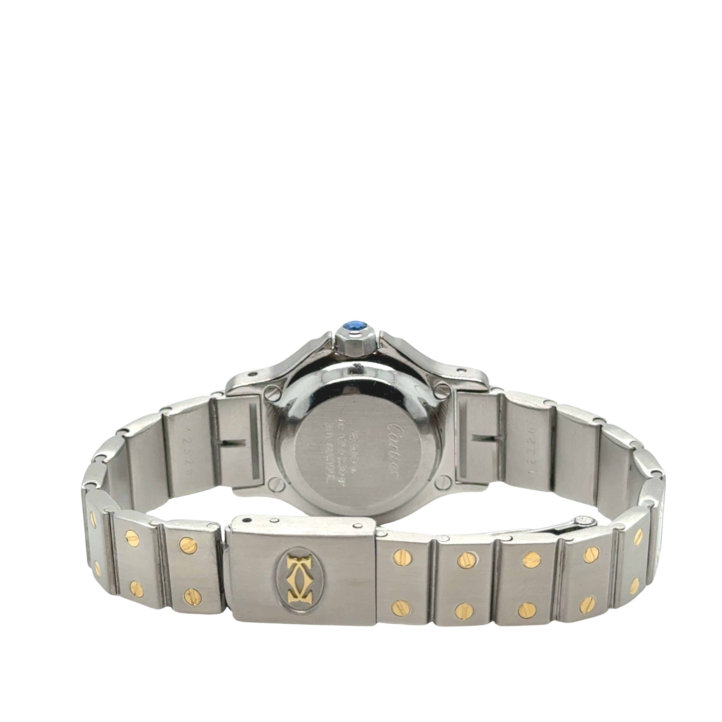 Cartier - Santos Octagonal Watch - Gold and Steel