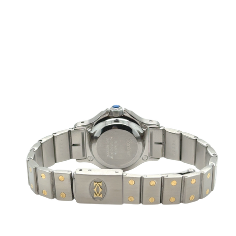 Cartier - Santos Octagonal Watch - Gold and Steel