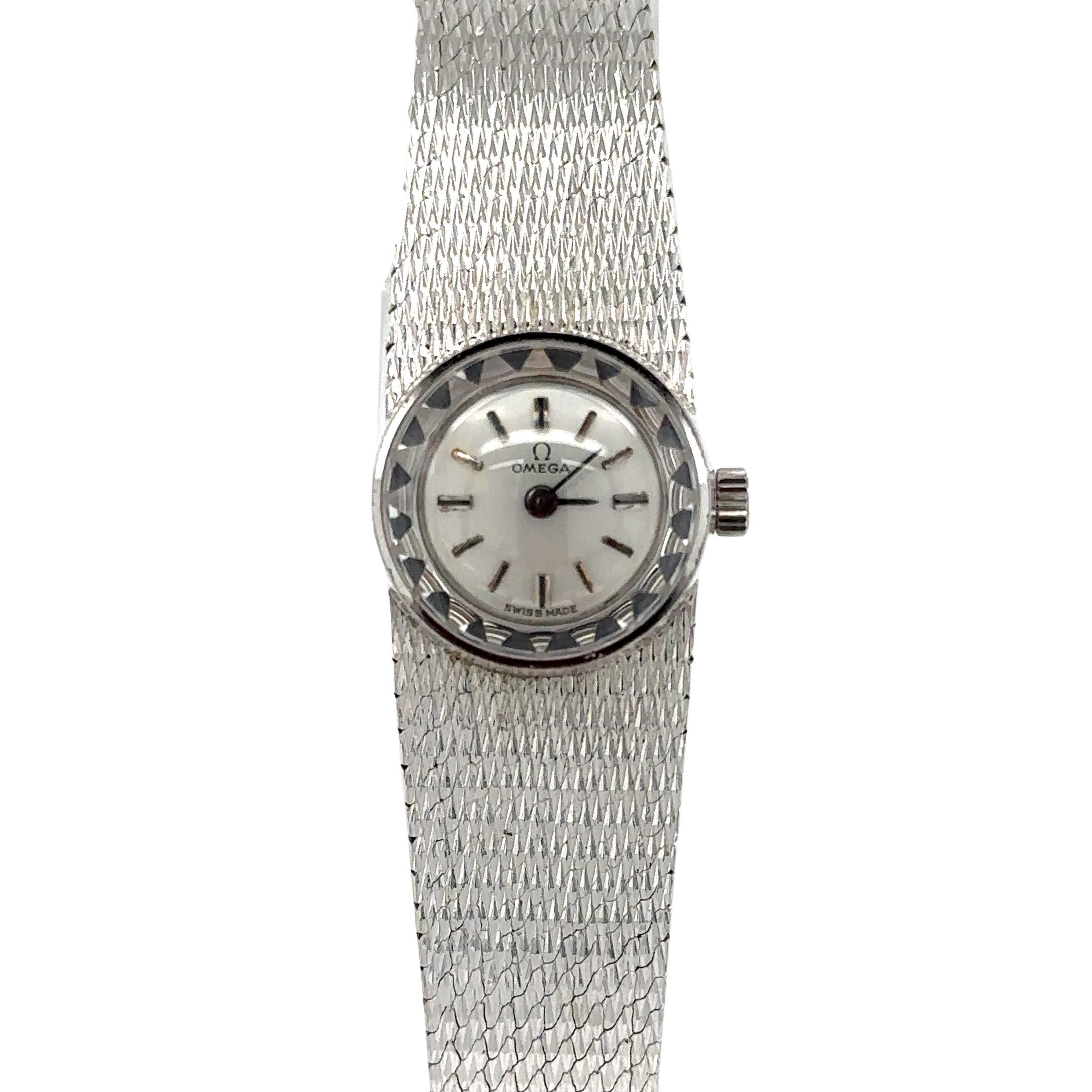 OMEGA - Montre femme en Or Blanc
