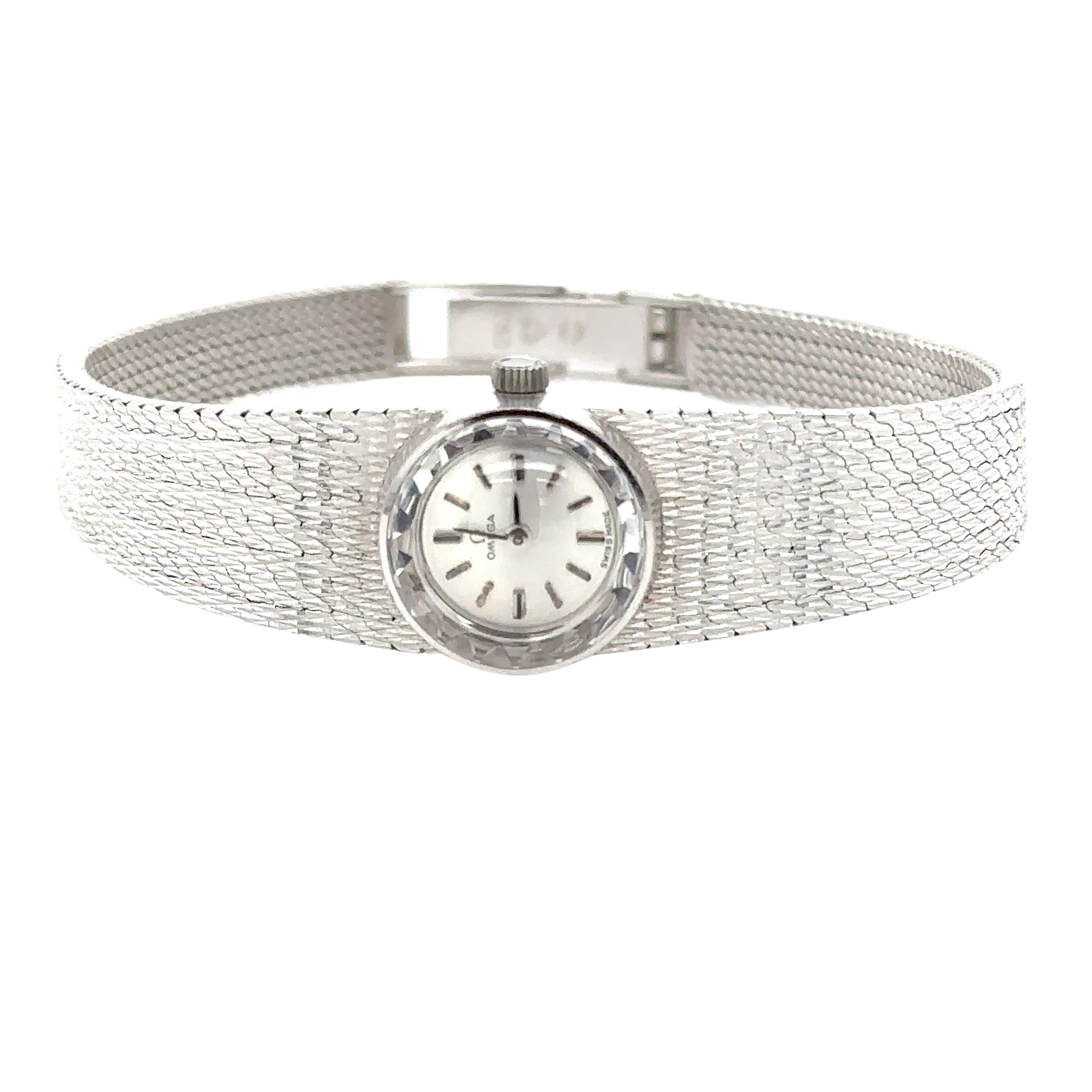 OMEGA - Montre femme en Or Blanc