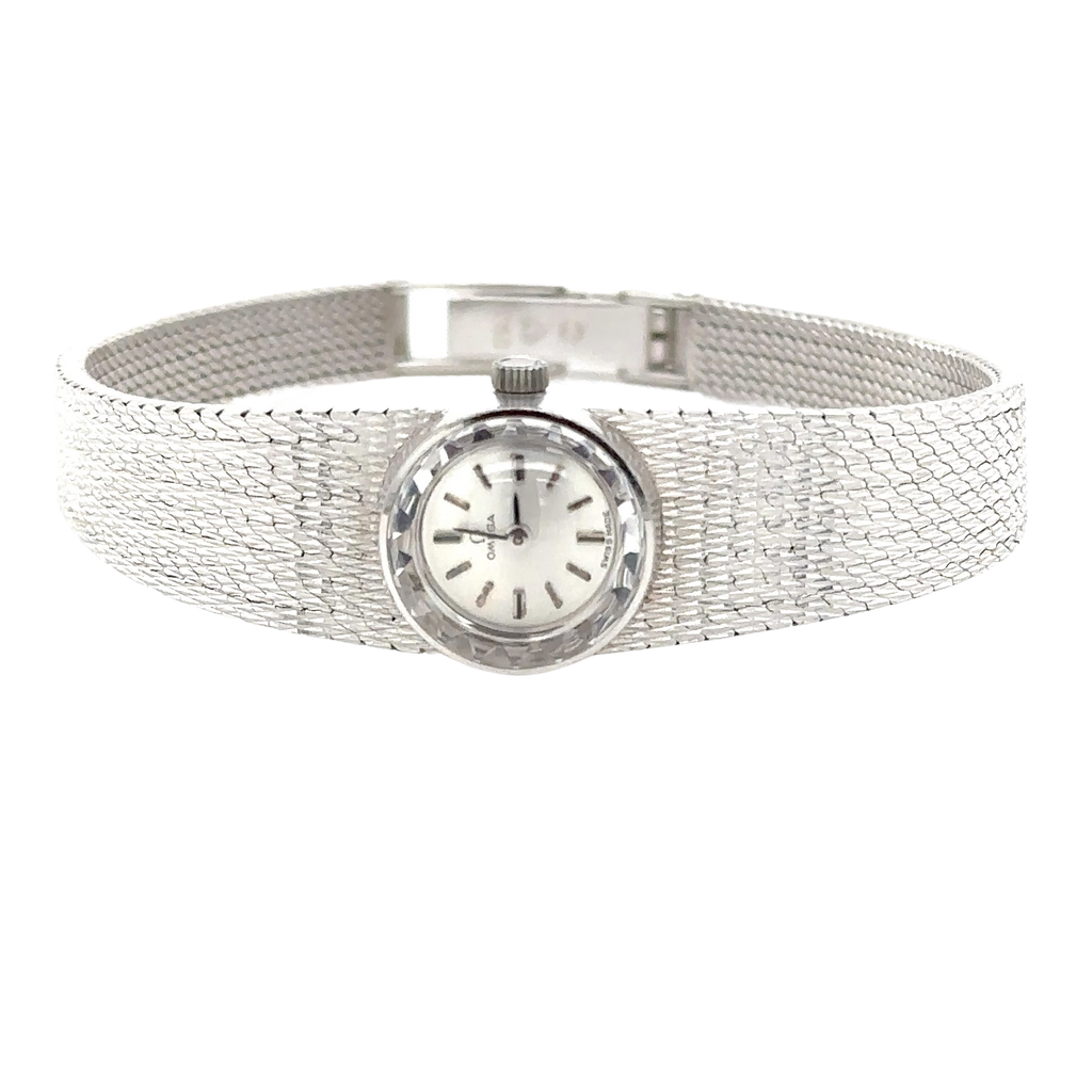 OMEGA - Montre femme en Or Blanc