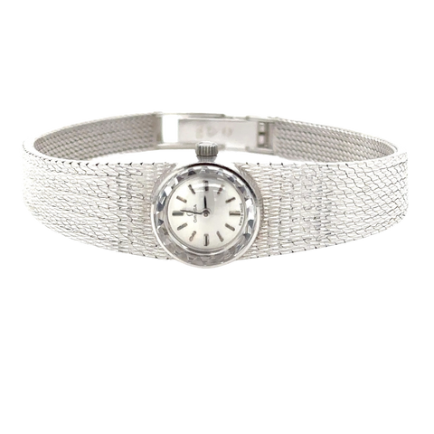 OMEGA - Montre femme en Or Blanc