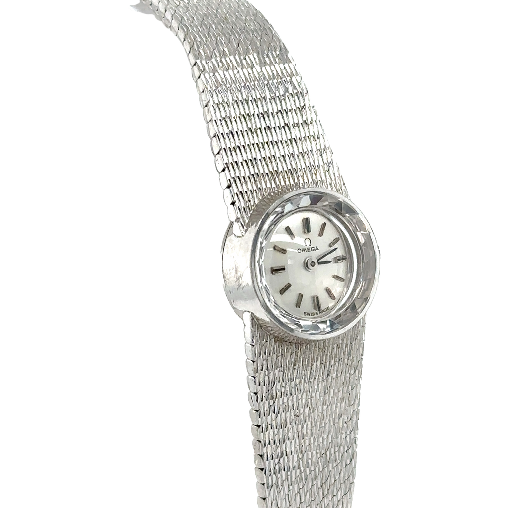 OMEGA - Montre femme en Or Blanc