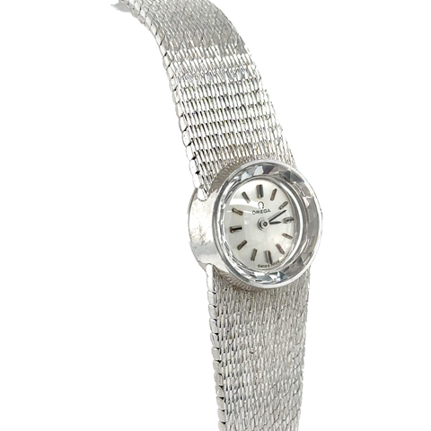 OMEGA - Montre femme en Or Blanc