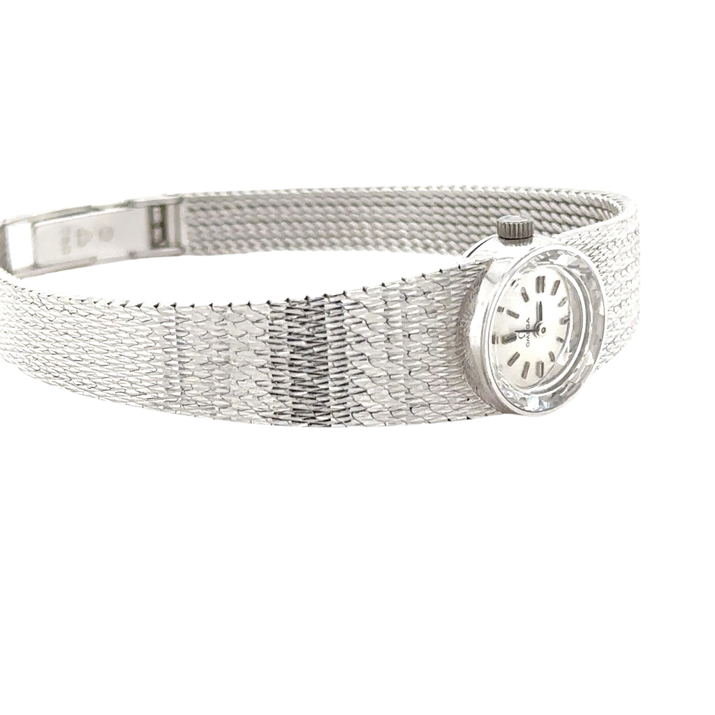 OMEGA - Montre femme en Or Blanc