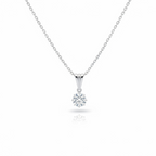 Collier pendentif - Or blanc et Diamant