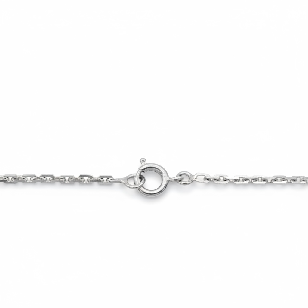 Collier pendentif - Or blanc et Diamant