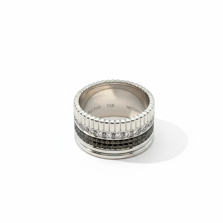 Boucheron - Bague quatre Black édition Large