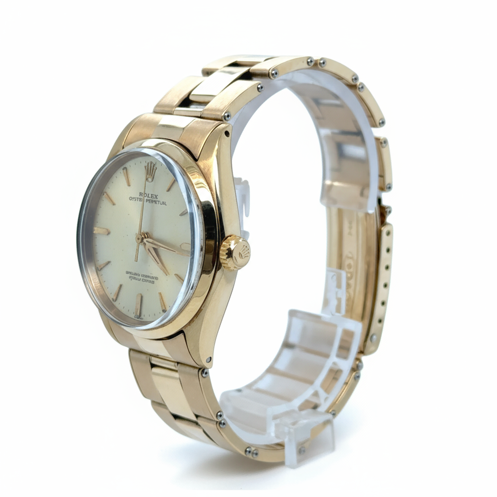 ROLEX - Oyster Perpetual Vintage - Yellow gold - 34 mm - Year 1970