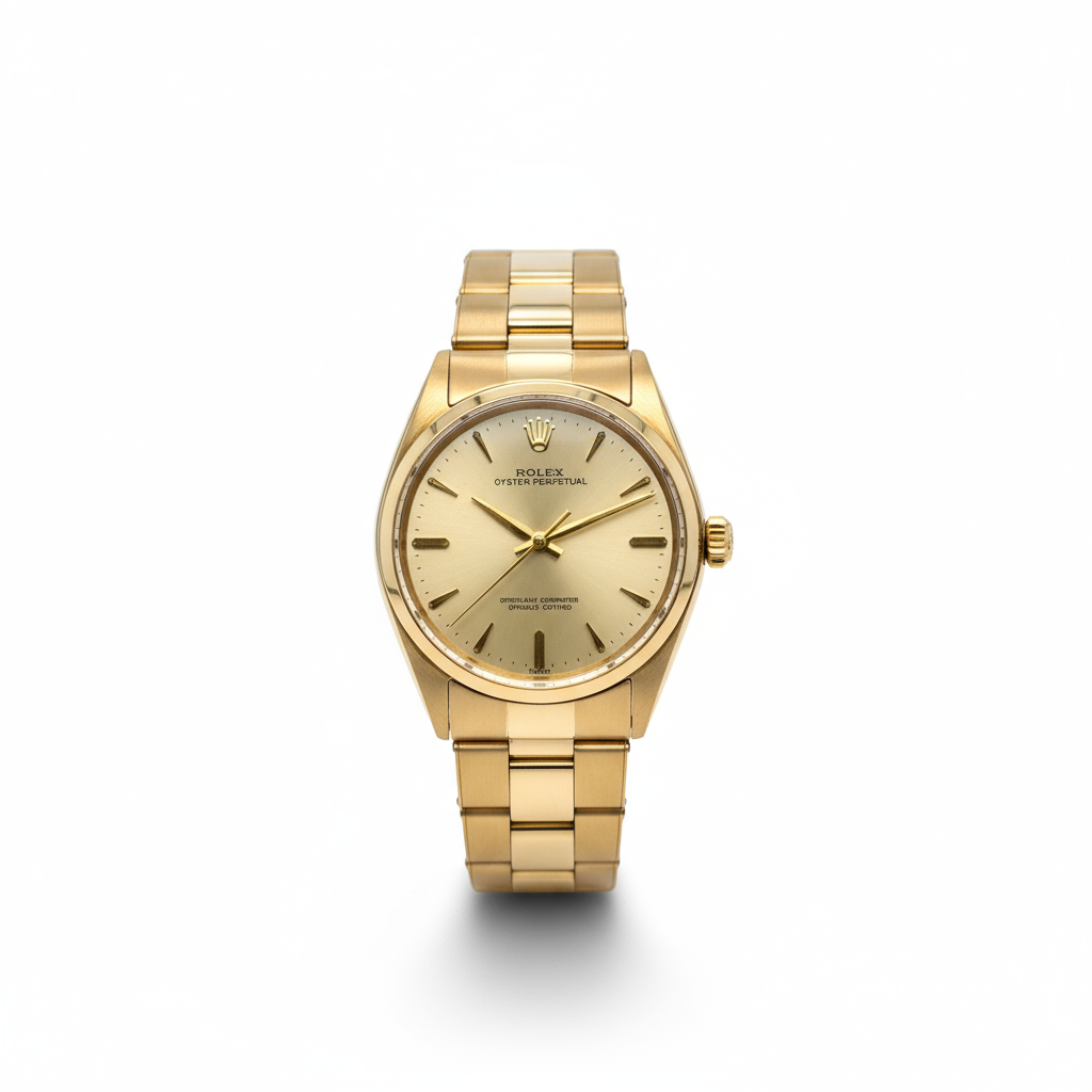 ROLEX - Oyster Perpetual Vintage - Or jaune - 34 mm - Année 1970