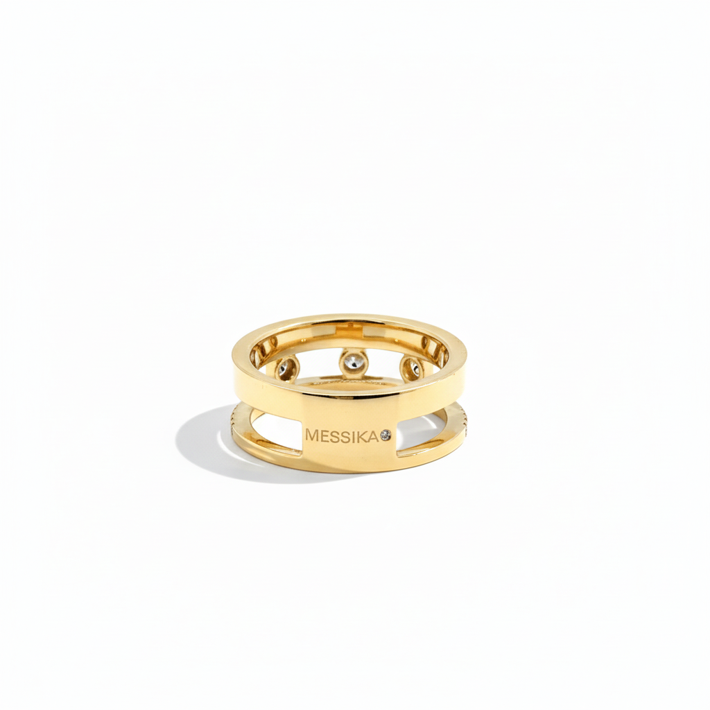 Messika - Bague Move Romane - Or jaune et diamants