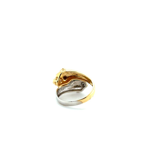 Bague Panthère Deux ors et Diamants