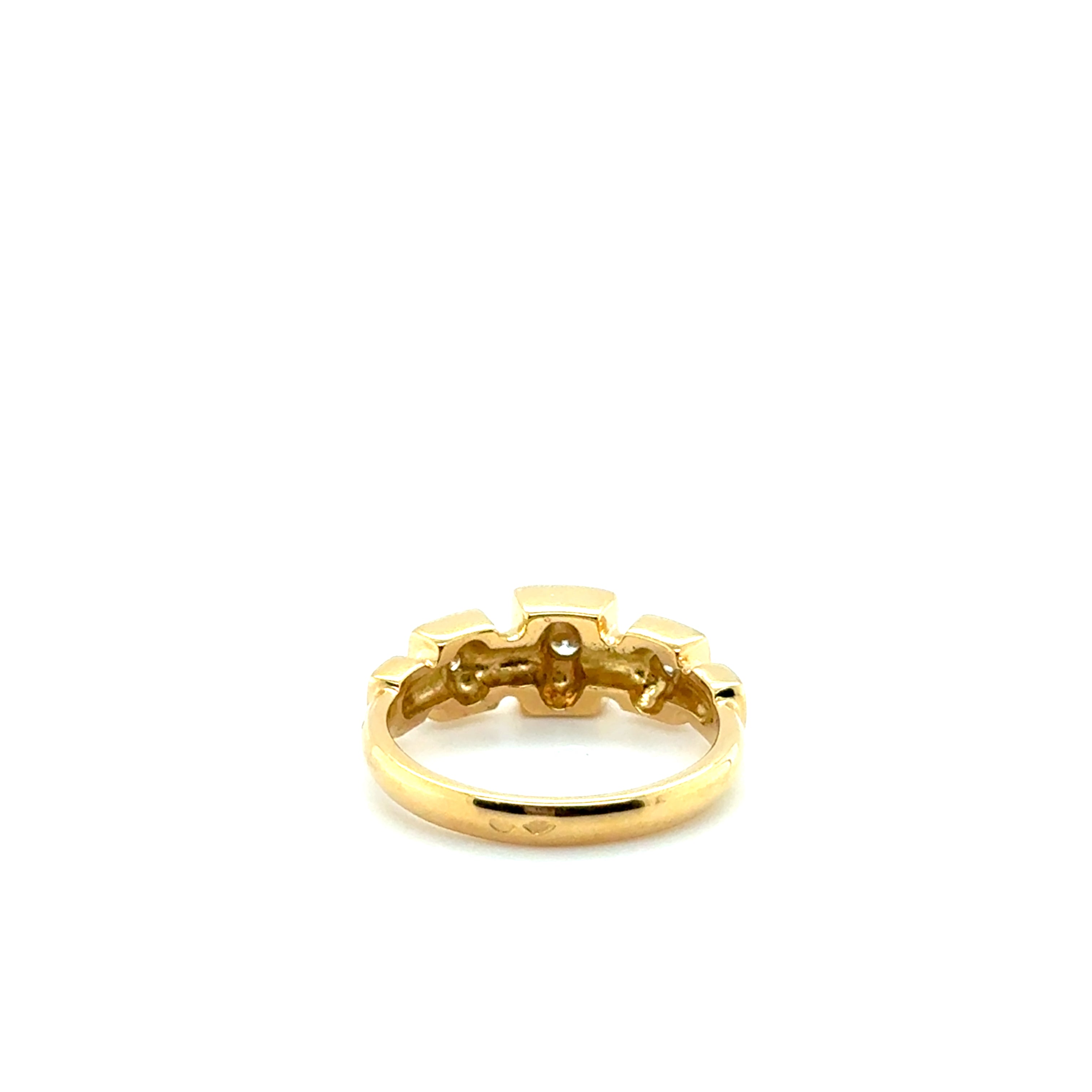 Bague Or jaune et Diamants