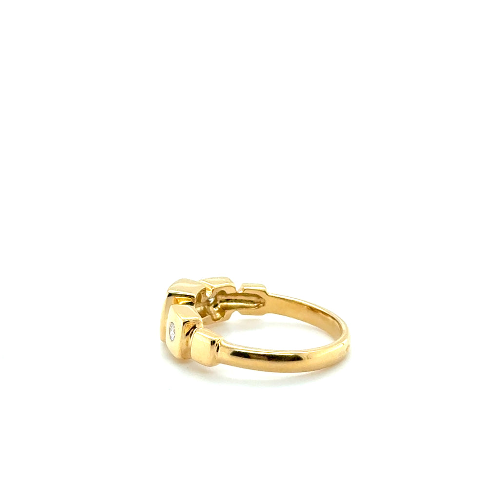 Bague Or jaune et Diamants