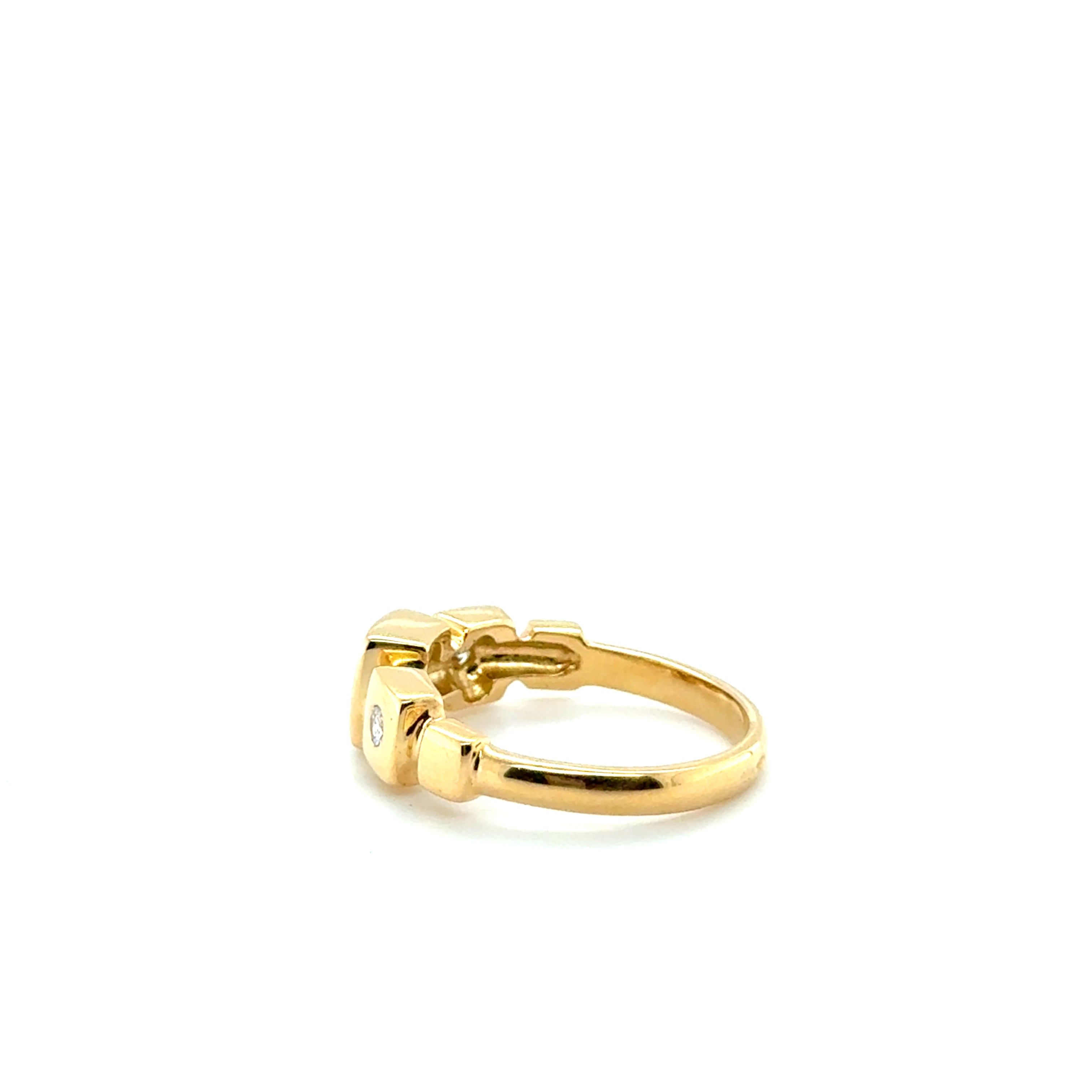 Bague Or jaune et Diamants