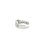 Bague Or Blanc - Diamants Baguette