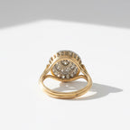 Bague Vintage deux ors - Diamants - 1940