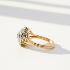 Bague Vintage deux ors - Diamants - 1940