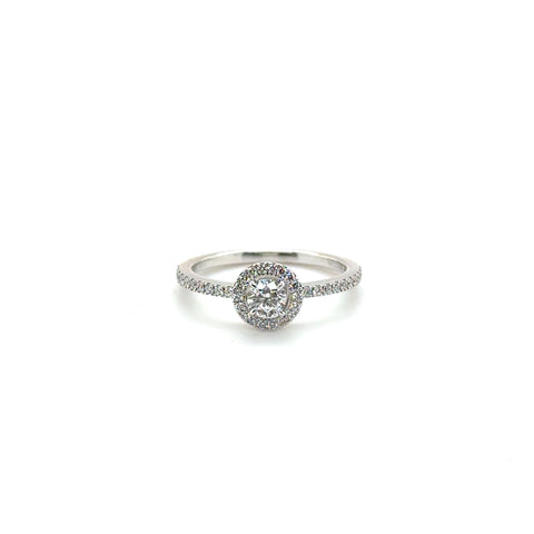 Messika - Bague Diamant solitaire or blanc Joy