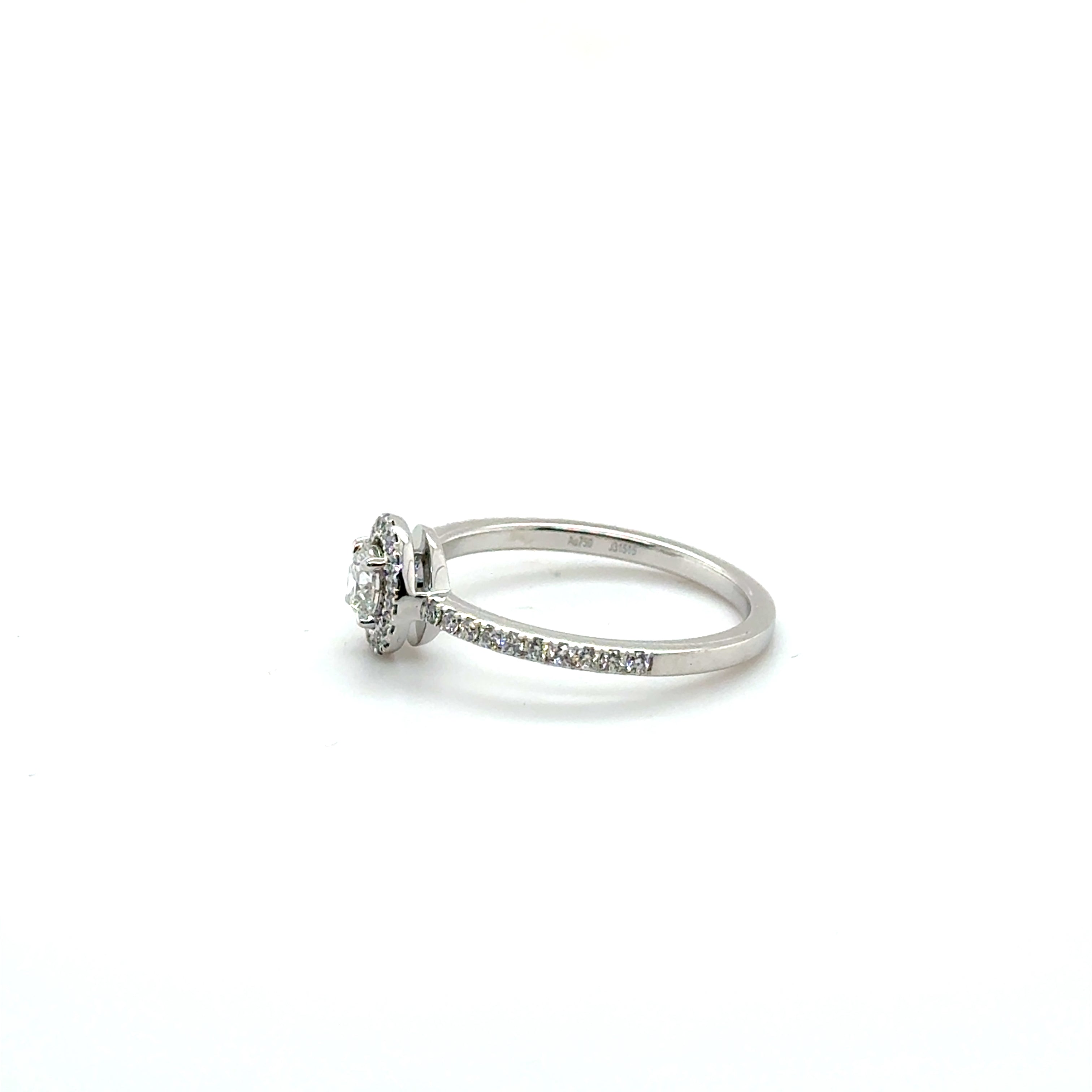 Messika - Bague Diamant solitaire or blanc Joy