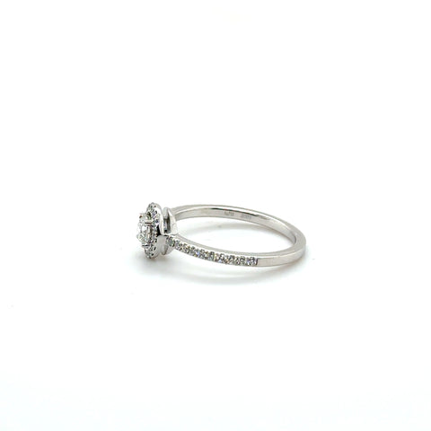 Messika - Bague Diamant solitaire or blanc Joy