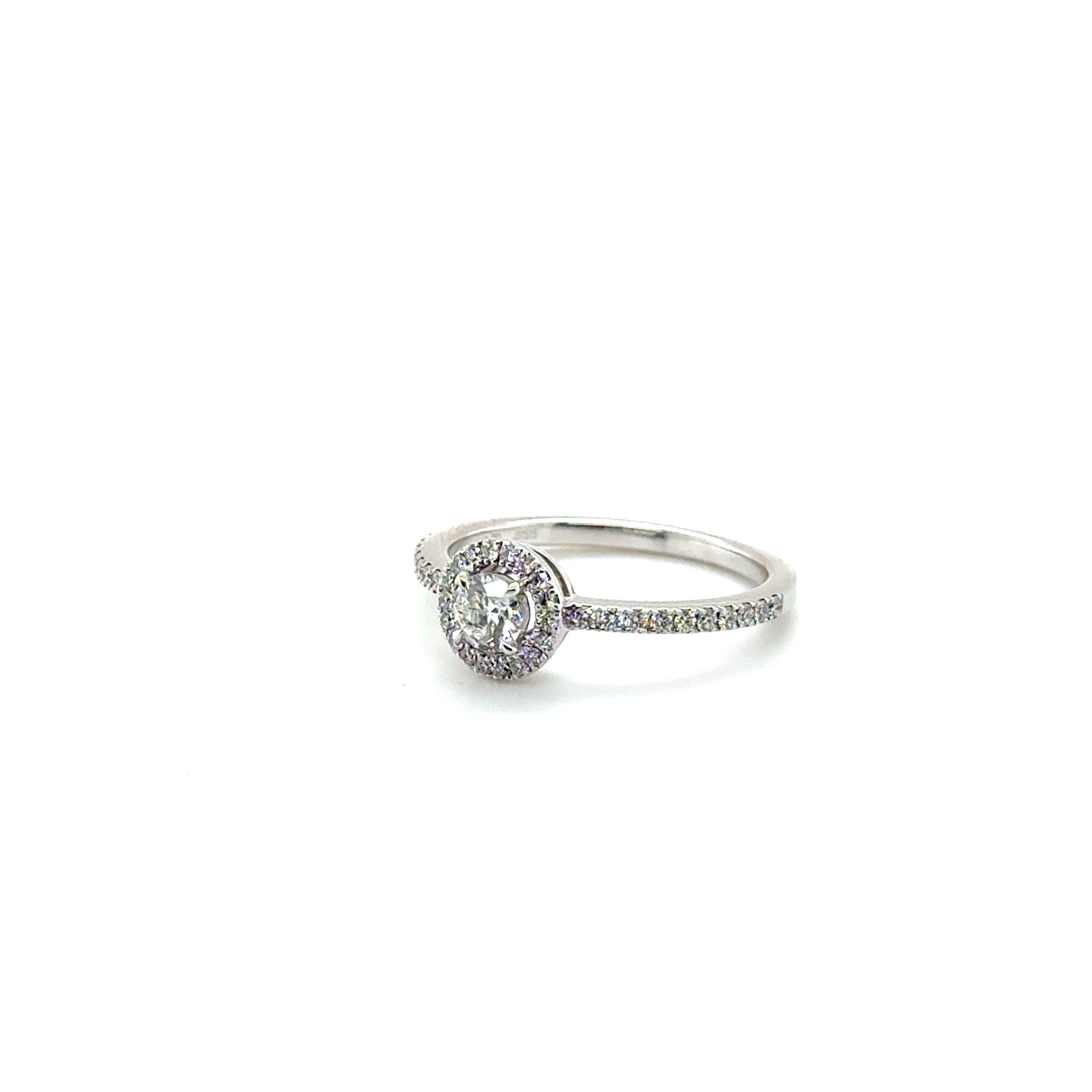 Messika - Bague Diamant solitaire or blanc Joy