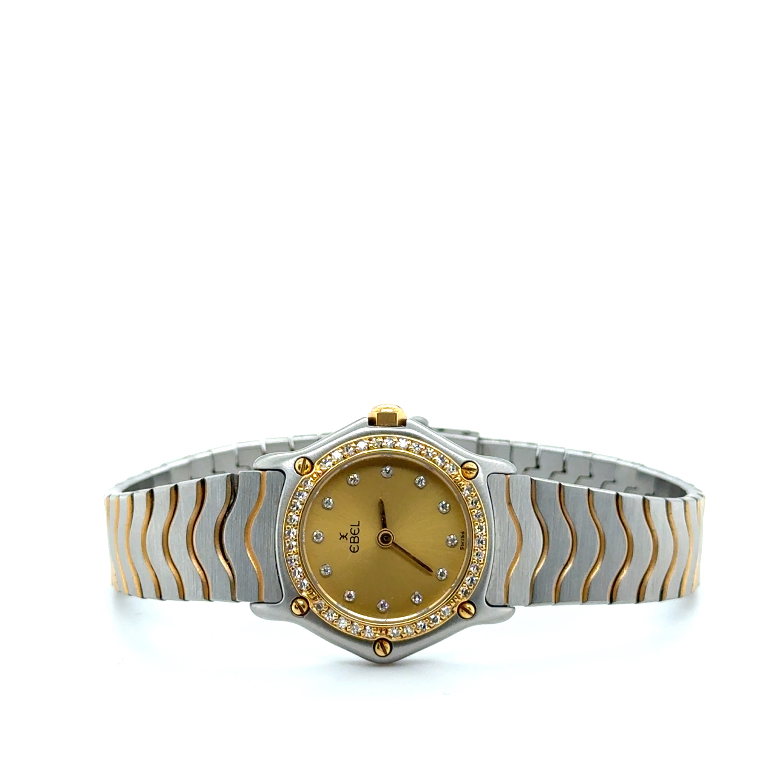 Ebel - Montre Or et Acier - Modèle Wave Lady