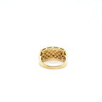 Bague Or jaune - Diamants et Rubis princesse