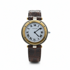 Cartier - Montre Santos Vendome - Or et Acier - Circa 1980
