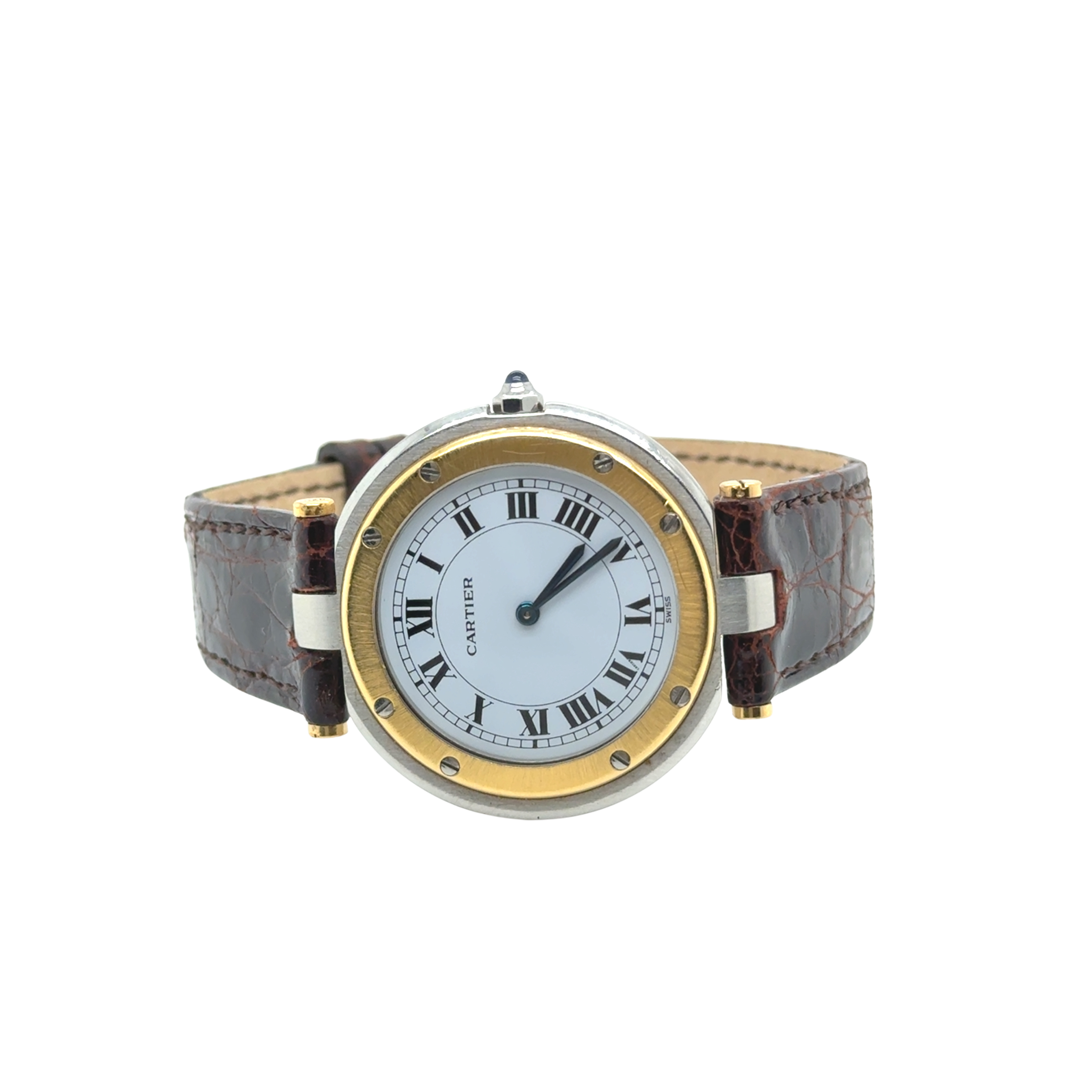 Cartier - Montre Santos Vendome - Or et Acier - Circa 1980