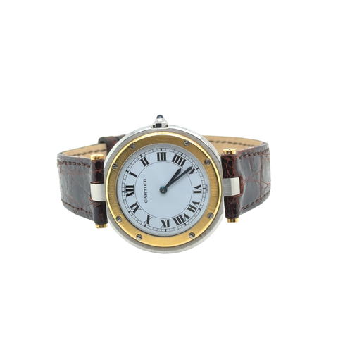 Cartier - Montre Santos Vendome - Or et Acier - Circa 1980