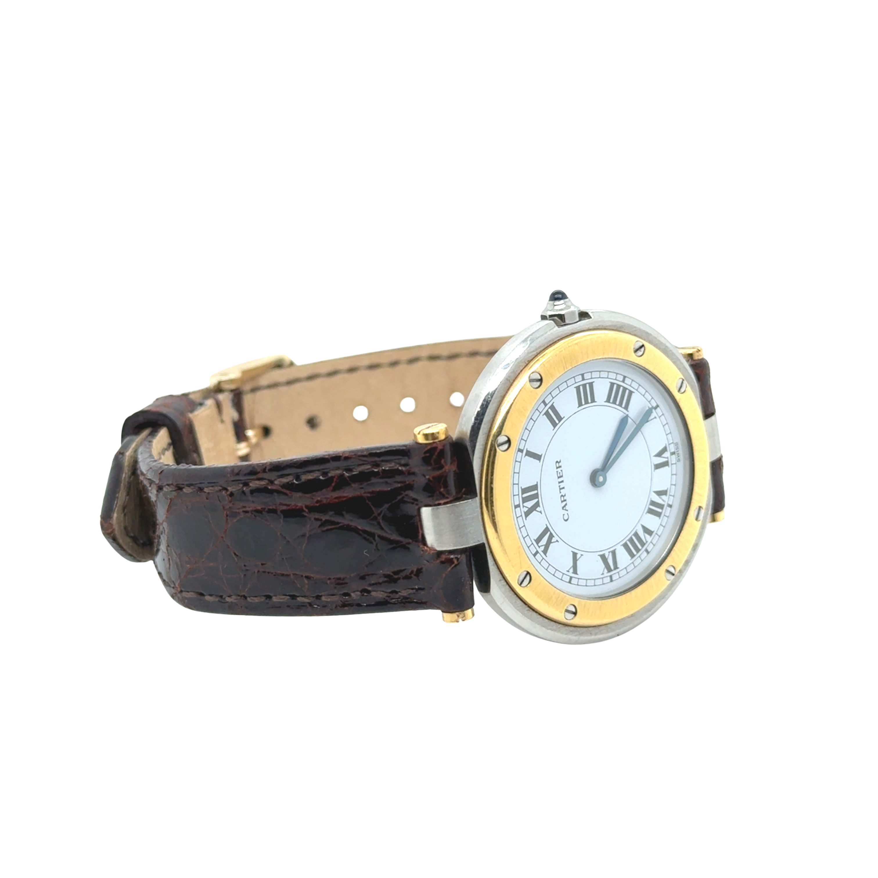 Cartier - Montre Santos Vendome - Or et Acier - Circa 1980