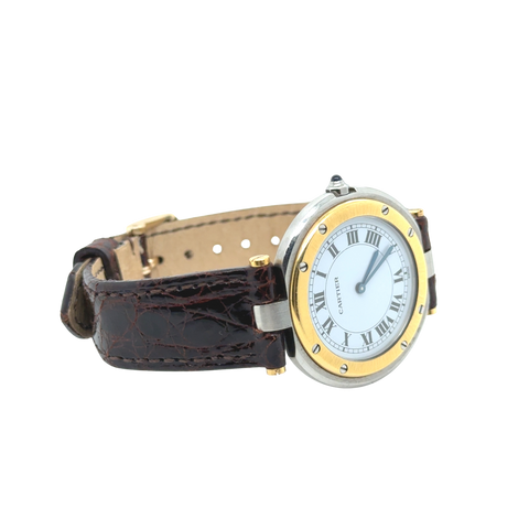 Cartier - Montre Santos Vendome - Or et Acier - Circa 1980