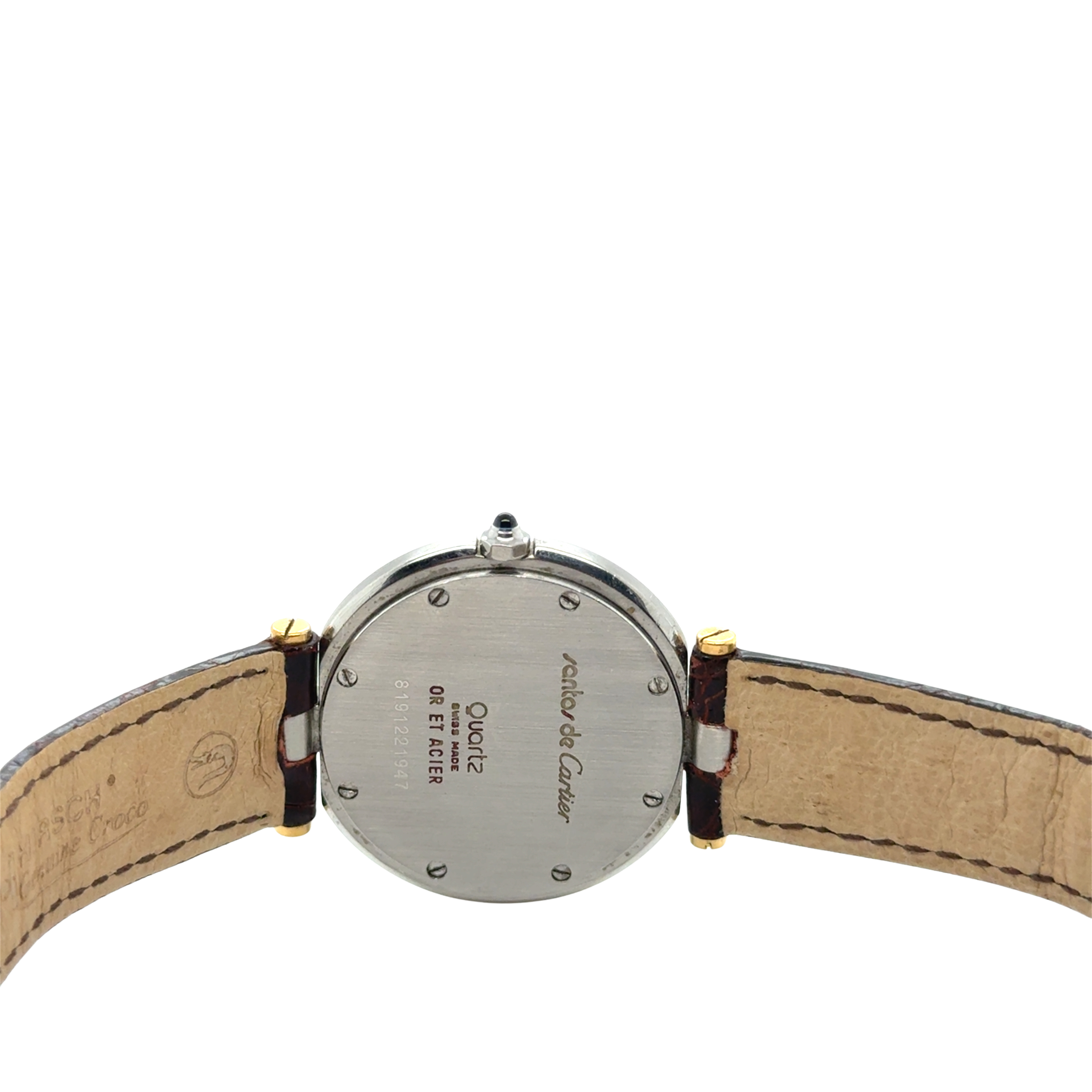 Cartier - Montre Santos Vendome - Or et Acier - Circa 1980