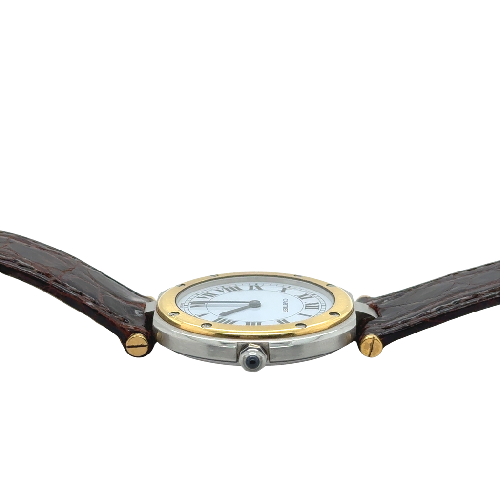 Cartier - Montre Santos Vendome - Or et Acier - Circa 1980