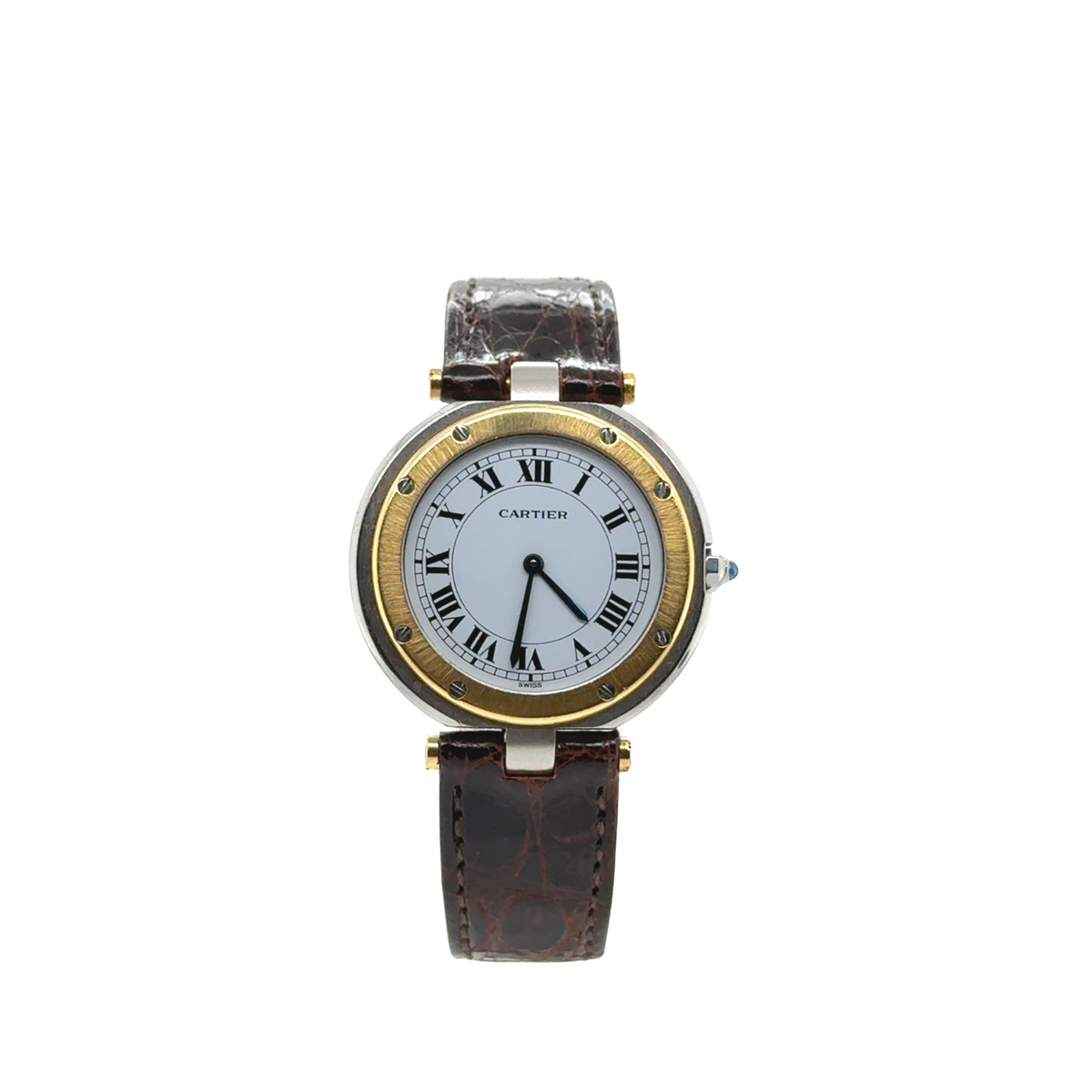 Cartier - Montre Santos Vendome - Or et Acier - Circa 1980